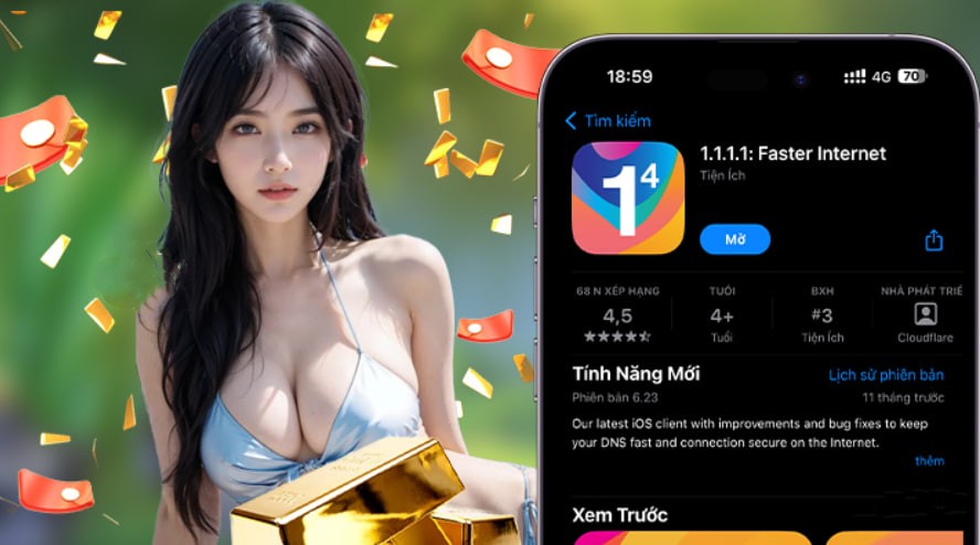 Hình ảnh quảng cáo của good88 hiển thị nền tảng và các lợi ích